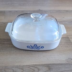 Rare Corningware A-10-B 2.5 liter square baking pan